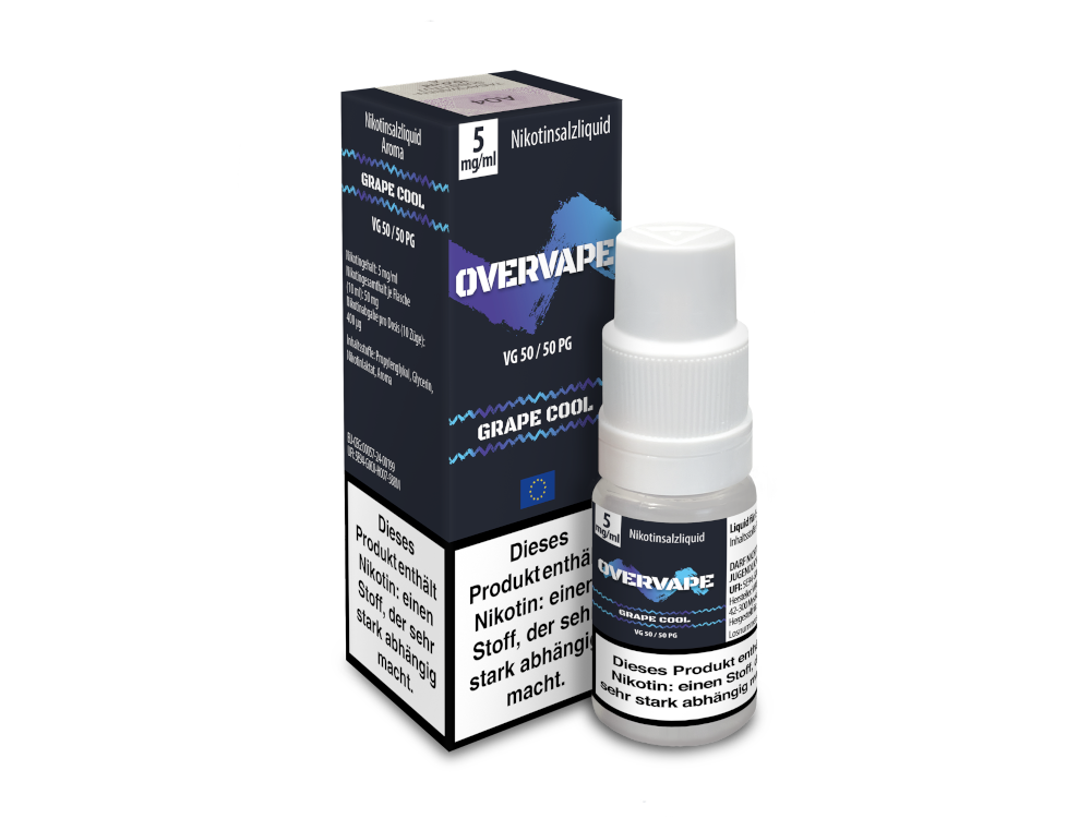 Overvape - Nikotinsalz Liquid - Grape Cool
