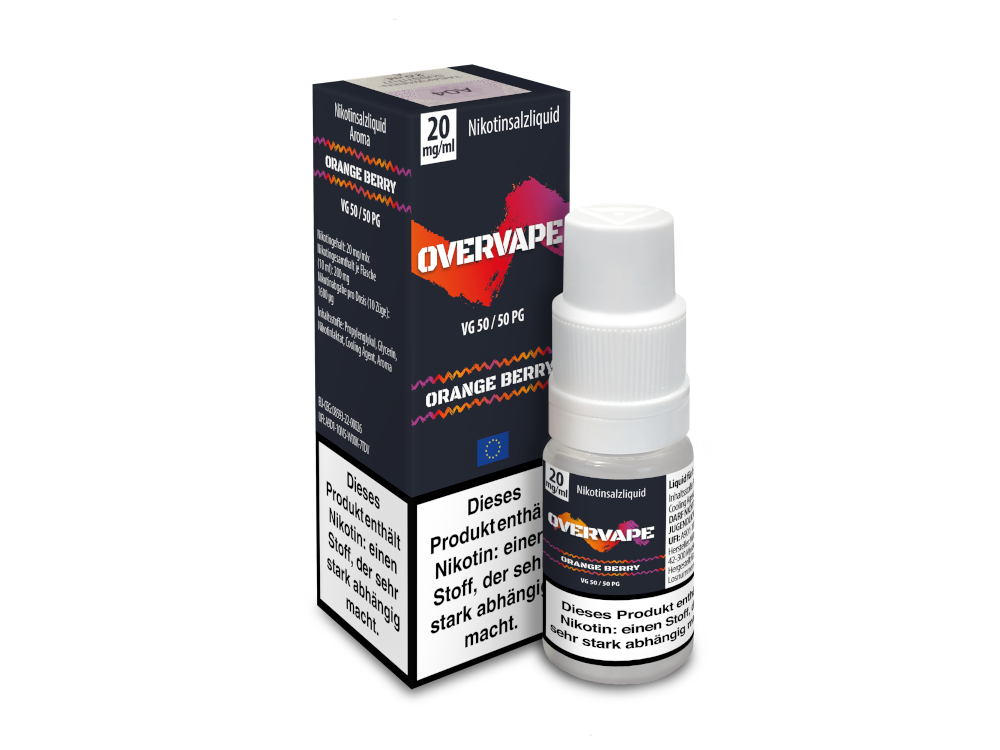 Overvape - Nikotinsalz Liquid - Orange Berry