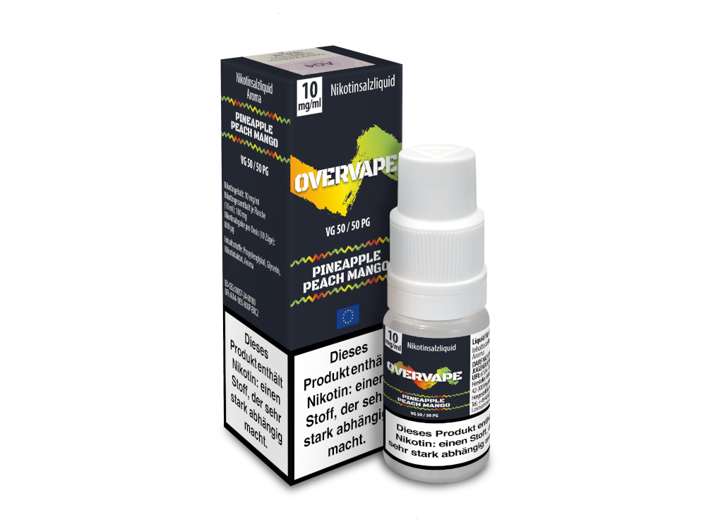Overvape - Nikotinsalz Liquid - Pineapple Peach Mango