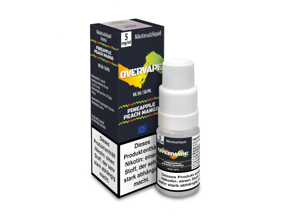 Overvape - Nikotinsalz Liquid - Pineapple Peach Mango
