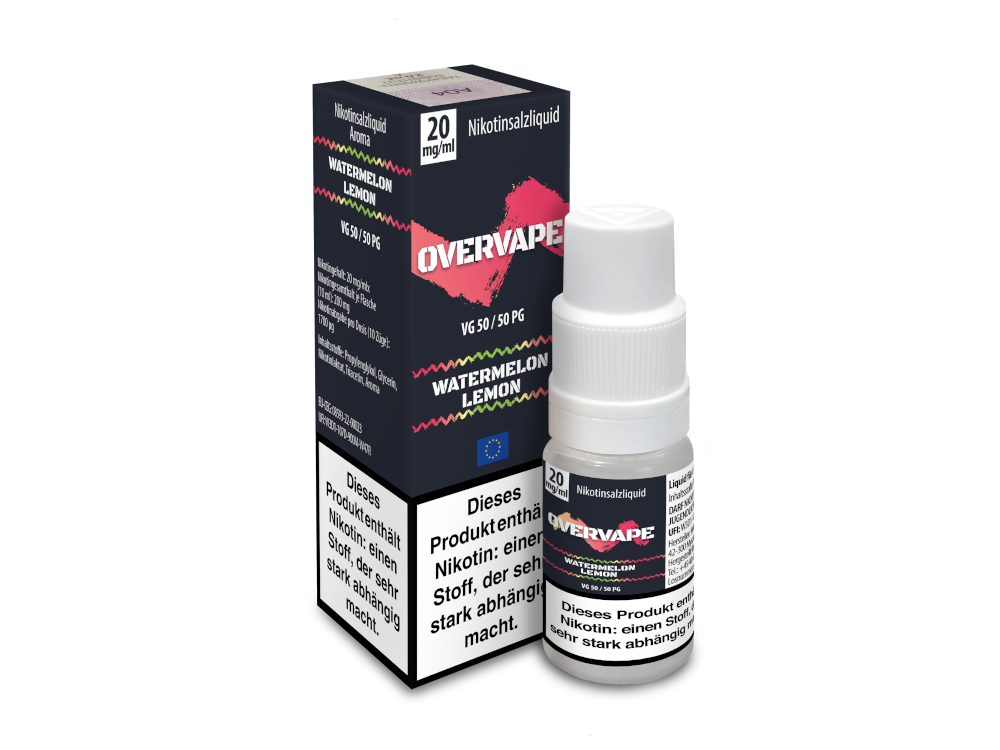 Overvape - Nikotinsalz Liquid - Watermelon Lemon