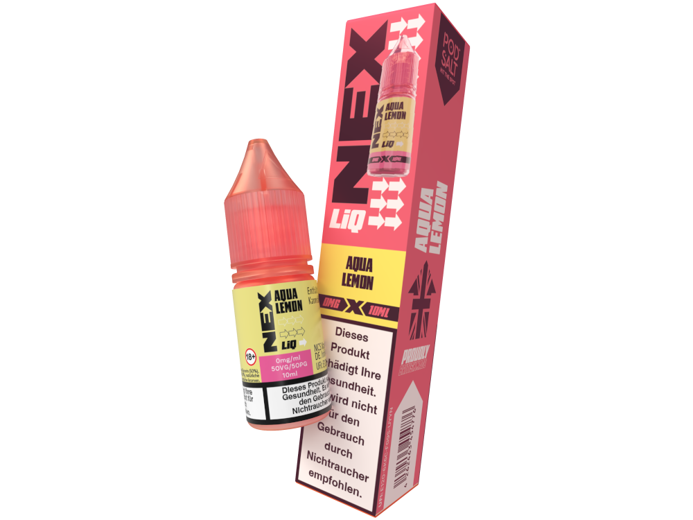 Pod Salt - NexLiq - Nikotinsalz Liquid - Aqua Lemon