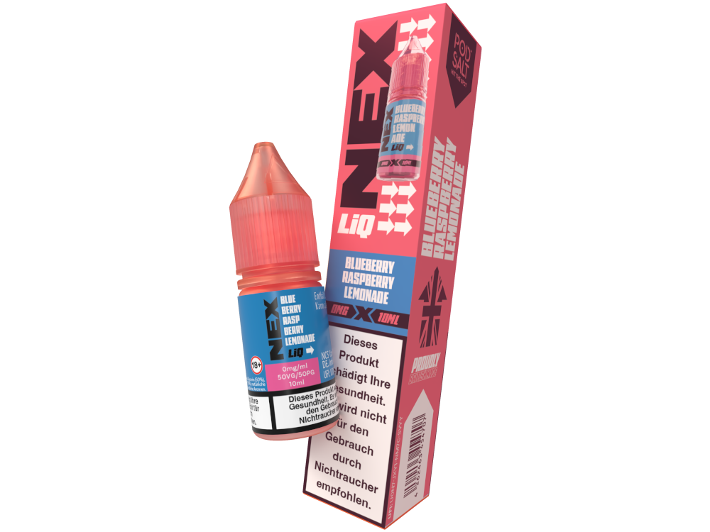 Pod Salt - NexLiq - Nikotinsalz Liquid - Blueberry Raspberry Lemonade
