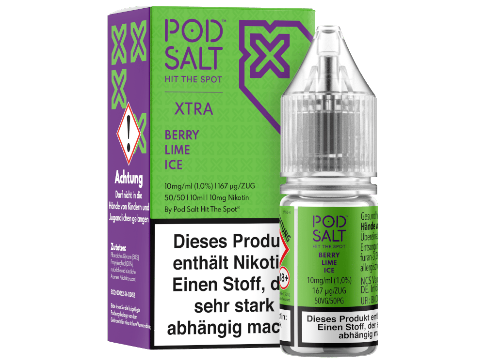 Pod Salt X - Nikotinsalz Liquid  - Berry Lime Ice