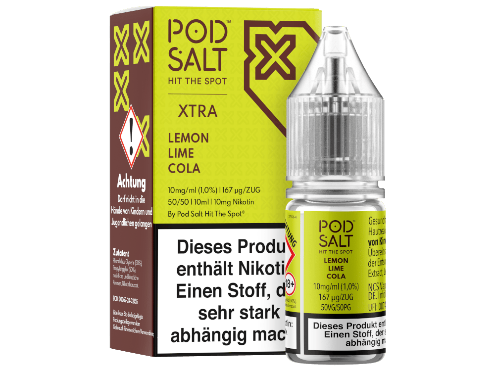Pod Salt X - Nikotinsalz Liquid  - Lemon Lime Cola