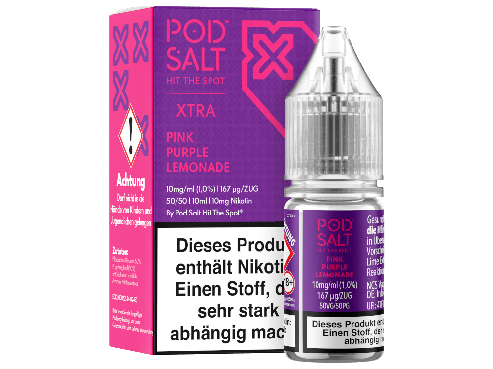 Pod Salt X - Nikotinsalz Liquid  - Pink Purple Lemonade
