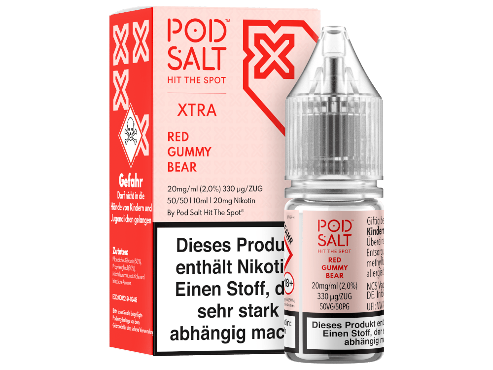 Pod Salt X - Nikotinsalz Liquid  - Red Gummy Bear