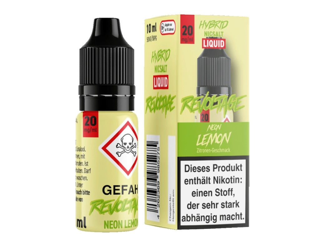 Revoltage - Hybrid Nikotinsalz Liquid - Neon Lemon