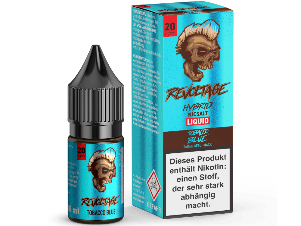 Revoltage - Hybrid Nikotinsalz Liquid - Tobacco Blue