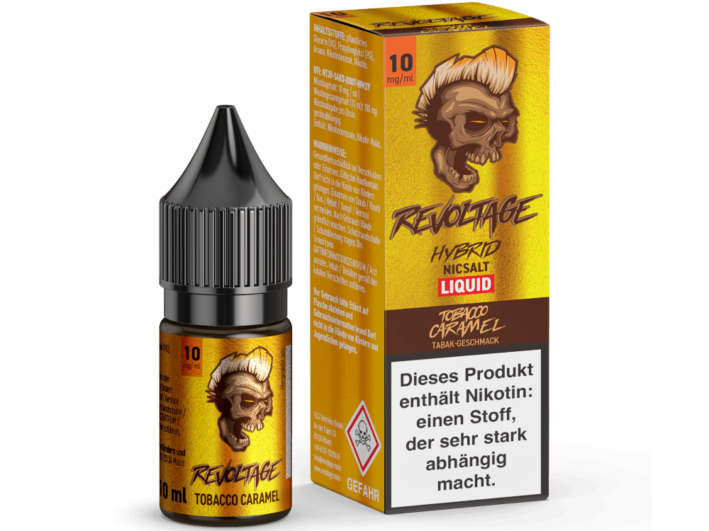 Revoltage - Hybrid Nikotinsalz Liquid - Tobacco Caramel
