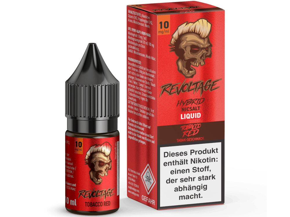 Revoltage - Hybrid Nikotinsalz Liquid - Tobacco Red