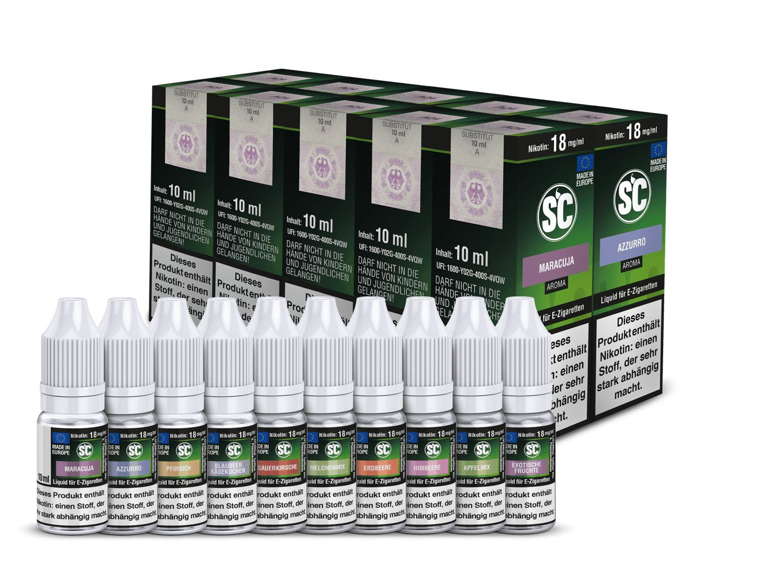 Fruit Probierbox E-Zigaretten Liquid