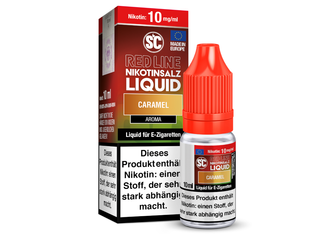 SC - Red Line - Caramel - Nikotinsalz Liquid