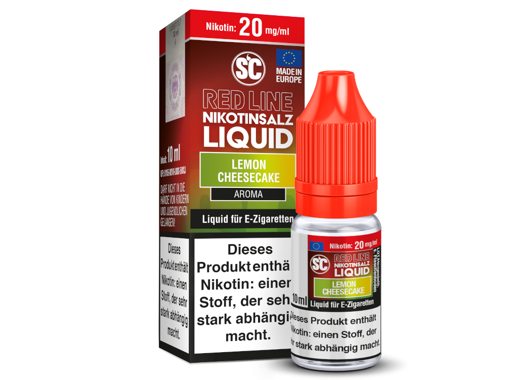 SC - Red Line - Lemon Cheesecake - Nikotinsalz Liquid