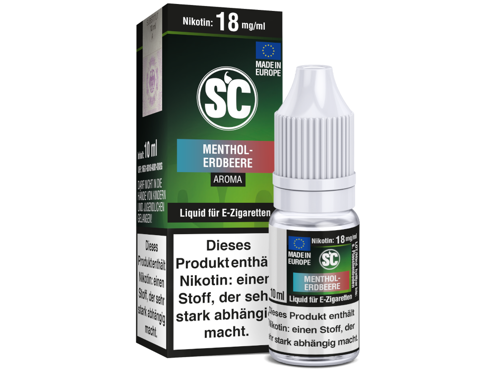 Menthol-Erdbeere E-Zigaretten Liquid