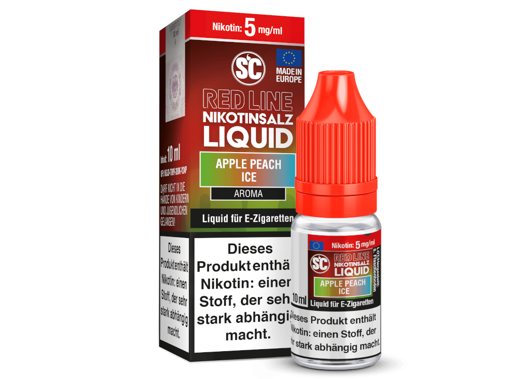 SC - Red Line - Apple Peach Ice - Nikotinsalz