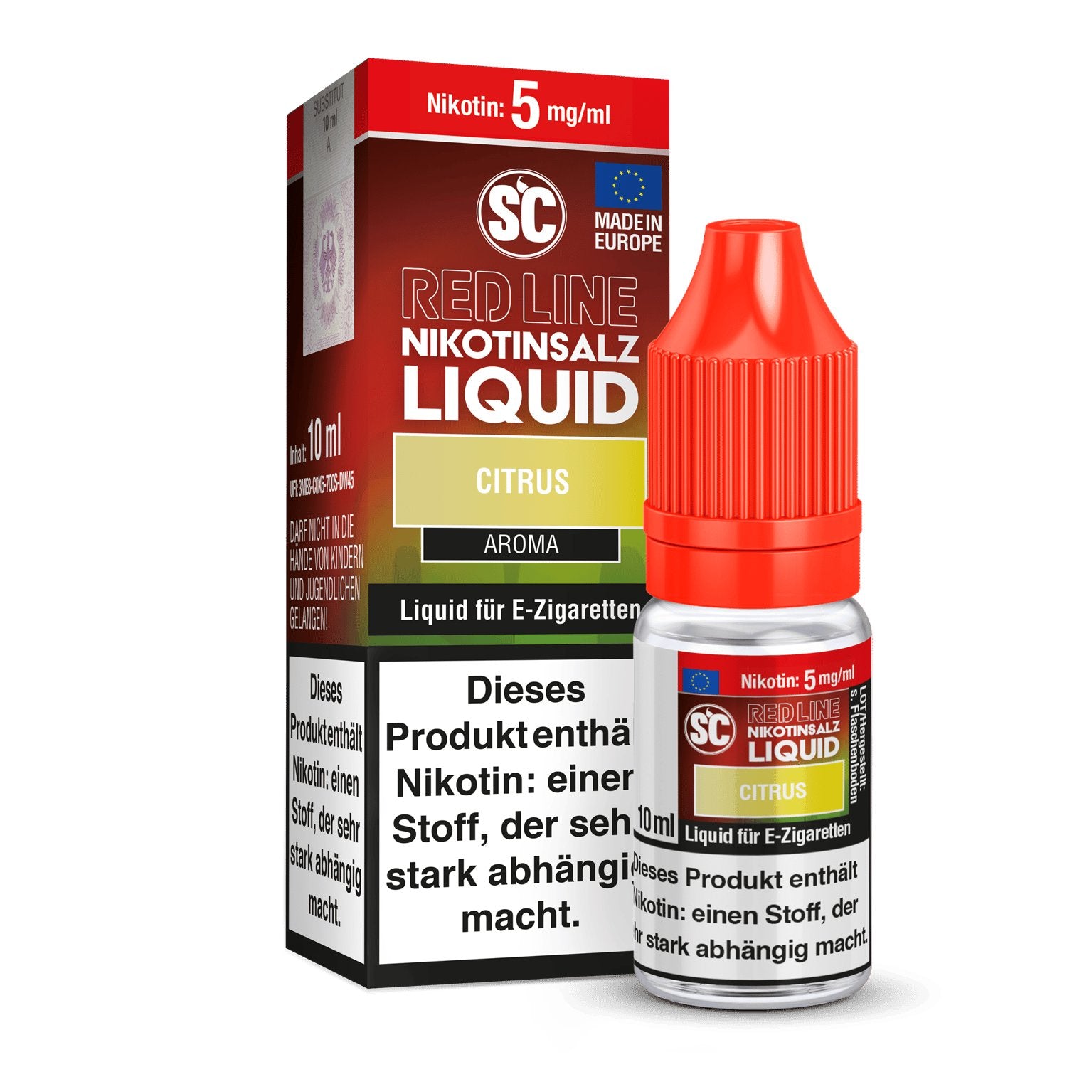 SC - Red Line - Citrus - Nikotinsalz Liquid