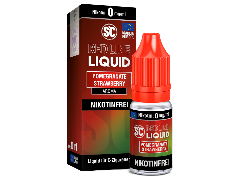 SC - Red Line Nikotin - Pomegranate Strawberry