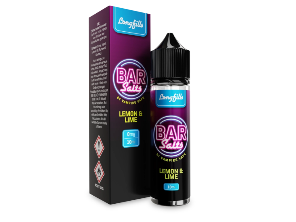 Vampire Vape - Bar Salts - Longfills 10 ml - Lemon Lime