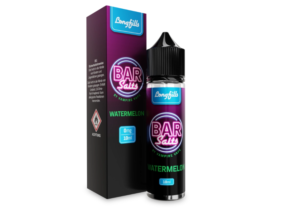 Vampire Vape - Bar Salts - Longfills 10 ml - Watermelon